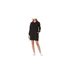 Black Hoodie Dress Womens Casual The Drop Hooded Long Sleeve
